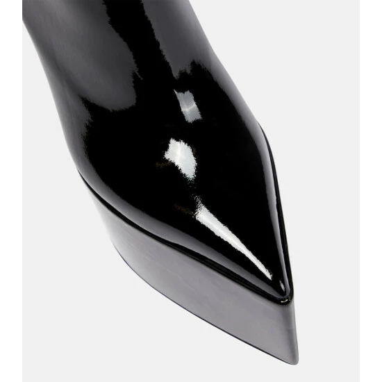 Valentino Garavani Tan-Go Leather Platform Ankle Boots 7 Valentino Garavani Tan-Go Leather Platform Ankle Boots - Image 5