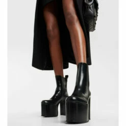 Valentino Garavani Club Platform Leather Ankle Boots -Valentino Garavani Sales unnamed file 1015