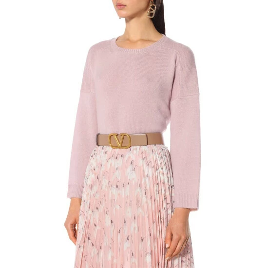 Valentino Garavani VLOGO Leather Belt 3 Valentino Garavani VLOGO Leather Belt