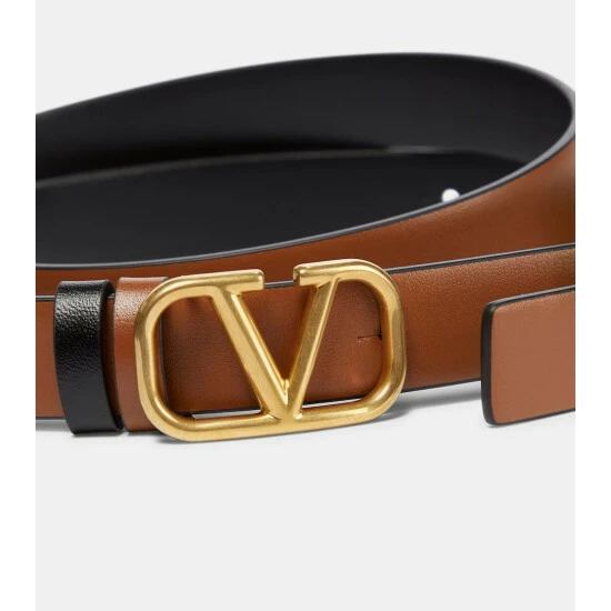 Valentino Garavani VLOGO Reversible Leather Belt 4 Valentino Garavani VLOGO Reversible Leather Belt - Image 2