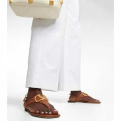 Valentino Garavani VLogo Leather Thong Sandals 9 Valentino Garavani VLogo Leather Thong Sandals -Valentino Garavani Sales unnamed file 1077