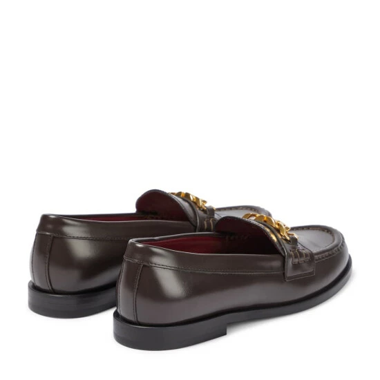 Valentino Garavani VLogo Chain Leather Loafers 4 Valentino Garavani VLogo Chain Leather Loafers - Image 2