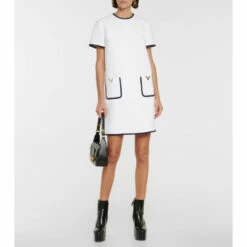 Valentino Garavani Tan-Go Leather Platform Ankle Boots