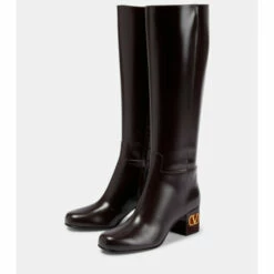 Valentino Garavani Heritage Knee-high Leather Boots -Valentino Garavani Sales unnamed file 1143