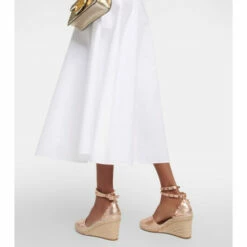 Valentino Garavani Rockstud Leather Wedge Sandals -Valentino Garavani Sales unnamed file 116