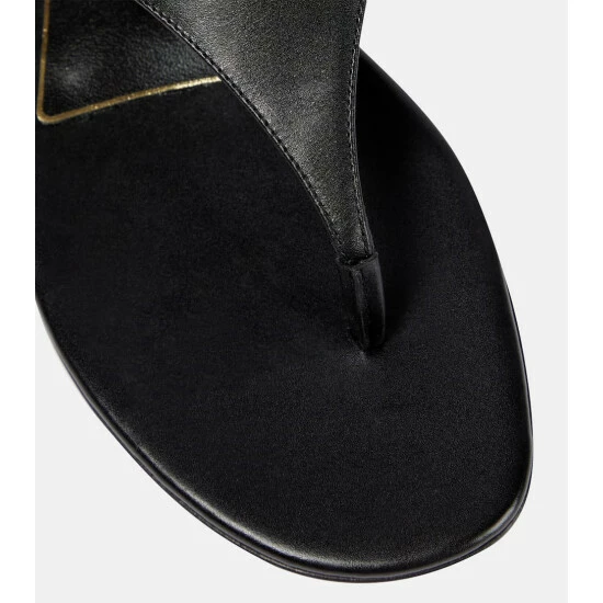 Valentino Garavani VLogo Chain Leather Thong Sandals 7 Valentino Garavani VLogo Chain Leather Thong Sandals - Image 5