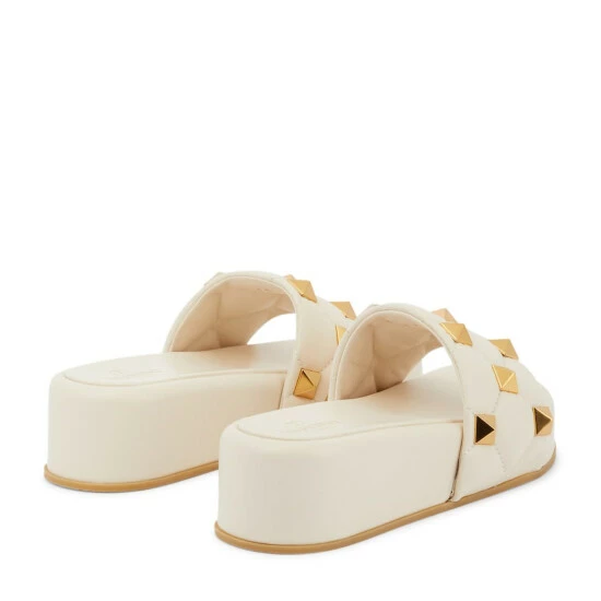 Valentino Garavani Roman Stud Leather Platform Sandals 4 Valentino Garavani Roman Stud Leather Platform Sandals - Image 2