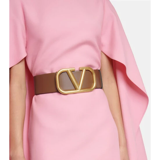 Valentino Garavani VLogo Reversible Leather Belt 3 Valentino Garavani VLogo Reversible Leather Belt