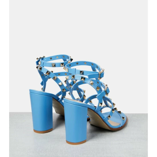 Valentino Garavani Rockstud Leather Sandals 4 Valentino Garavani Rockstud Leather Sandals - Image 2