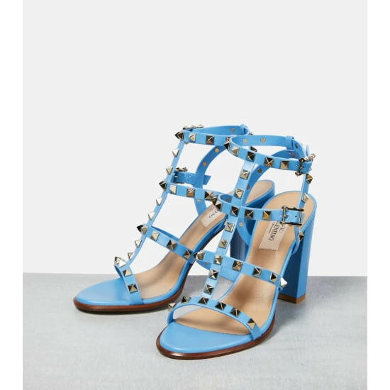 Valentino Garavani Rockstud Leather Sandals 6 Valentino Garavani Rockstud Leather Sandals - Image 4
