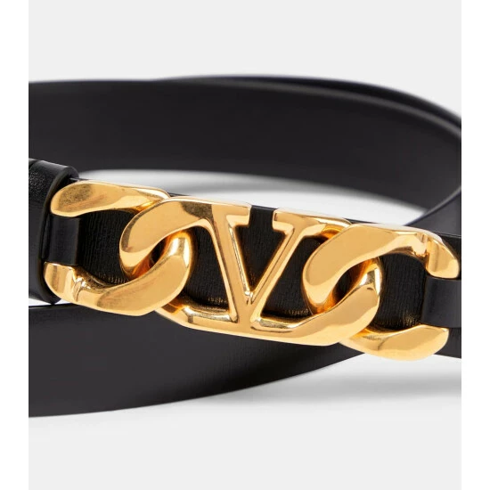 Valentino Garavani VLogo Chain Leather Belt 4 Valentino Garavani VLogo Chain Leather Belt - Image 2