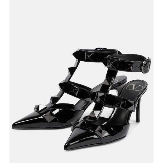 Valentino Garavani Roman Stud Leather Mules 6 Valentino Garavani Roman Stud Leather Mules - Image 4