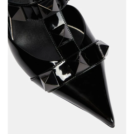 Valentino Garavani Roman Stud Leather Mules 7 Valentino Garavani Roman Stud Leather Mules - Image 5