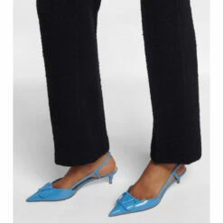 Valentino Garavani VLogo Patent Leather Slingback Pumps -Valentino Garavani Sales unnamed file 134