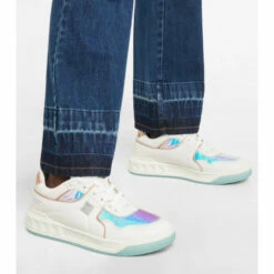 Valentino Garavani One Stud Leather Sneakers -Valentino Garavani Sales unnamed file 1352