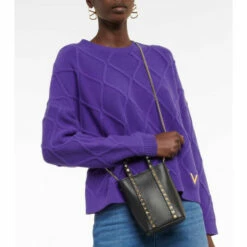 Valentino Garavani Rockstud Mini Leather Tote Bag