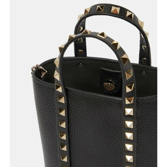 Valentino Garavani Rockstud Mini Leather Tote Bag 4 Valentino Garavani Rockstud Mini Leather Tote Bag - Image 2