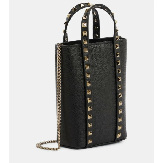 Valentino Garavani Rockstud Mini Leather Tote Bag 5 Valentino Garavani Rockstud Mini Leather Tote Bag - Image 3