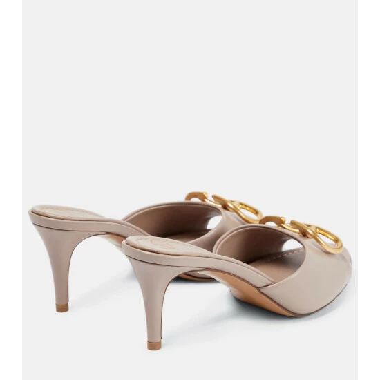 Valentino Garavani VLOGO Leather Mules 4 Valentino Garavani VLOGO Leather Mules - Image 2