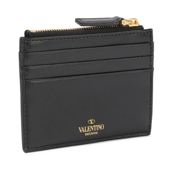 Valentino Garavani One Stud Leather Card Case 4 Valentino Garavani One Stud Leather Card Case - Image 2