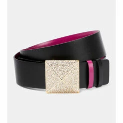 Valentino Garavani One Stud Embellished Leather Belt -Valentino Garavani Sales unnamed file 1422