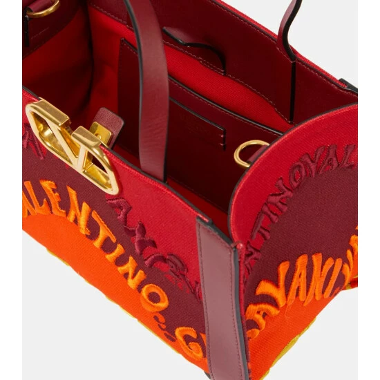 Valentino Garavani VLogo Small Canvas Tote 4 Valentino Garavani VLogo Small Canvas Tote - Image 2