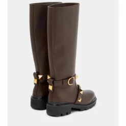 Valentino Garavani Roman Stud Leather Knee-high Boots -Valentino Garavani Sales unnamed file 1472