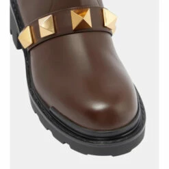 Valentino Garavani Roman Stud Leather Knee-high Boots -Valentino Garavani Sales unnamed file 1475