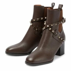 Valentino Garavani Rockstud Leather Ankle Boots -Valentino Garavani Sales unnamed file 1479