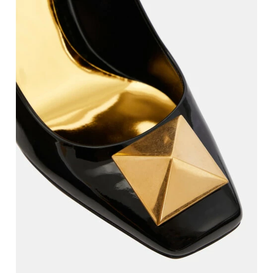 Valentino Garavani One Stud Patent Leather Pumps 7 Valentino Garavani One Stud Patent Leather Pumps - Image 5