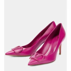 Valentino Garavani VLogo Leather Pumps 10 Valentino Garavani VLogo Leather Pumps -Valentino Garavani Sales unnamed file 1521