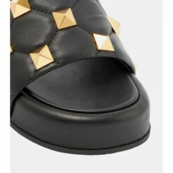 Valentino Garavani Roman Stud Leather Platform Sandals 11 Valentino Garavani Roman Stud Leather Platform Sandals -Valentino Garavani Sales unnamed file 1577