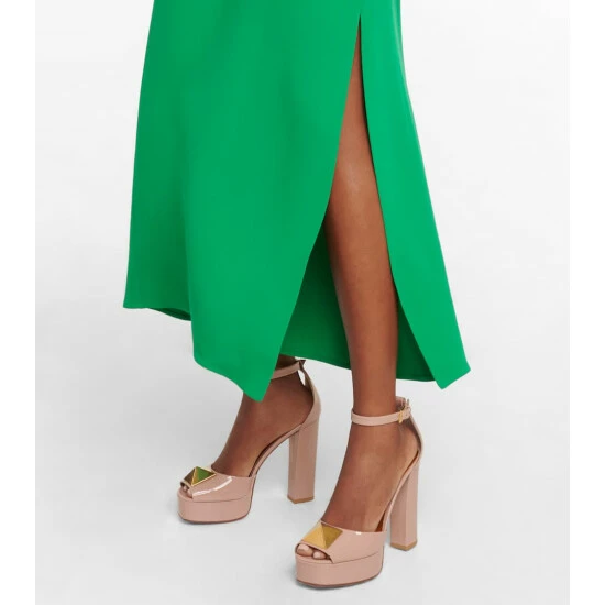 Valentino Garavani One Stud Patent Leather Platform Sandals 5 Valentino Garavani One Stud Patent Leather Platform Sandals - Image 3