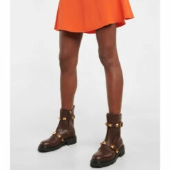 Valentino Garavani Roman Stud Leather Ankle Boots 9 Valentino Garavani Roman Stud Leather Ankle Boots -Valentino Garavani Sales unnamed file 1608