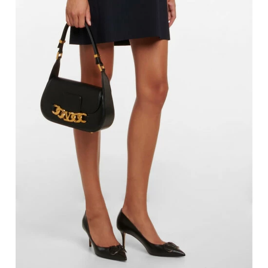 Valentino Garavani VLogo Leather Pumps 5 Valentino Garavani VLogo Leather Pumps - Image 3