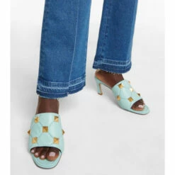 Valentino Garavani Roman Stud 65 Leather Mules -Valentino Garavani Sales unnamed file 1662