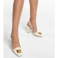 Valentino Garavani One Stud Patent Leather Slingback Pumps -Valentino Garavani Sales unnamed file 1676