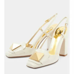 Valentino Garavani One Stud Patent Leather Slingback Pumps -Valentino Garavani Sales unnamed file 1677