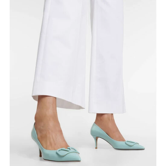 Valentino Garavani VLogo Leather Pumps 5 Valentino Garavani VLogo Leather Pumps - Image 3