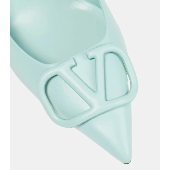 Valentino Garavani VLogo Leather Pumps 7 Valentino Garavani VLogo Leather Pumps - Image 5