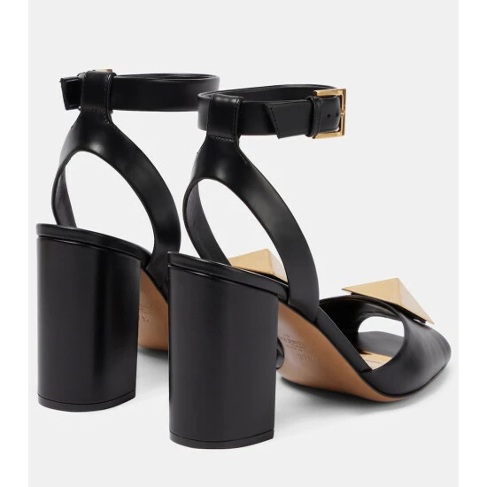 Valentino Garavani One Stud Leather Sandals 4 Valentino Garavani One Stud Leather Sandals - Image 2