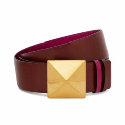 Valentino Garavani One Stud Reversible Leather Belt -Valentino Garavani Sales unnamed file 1701