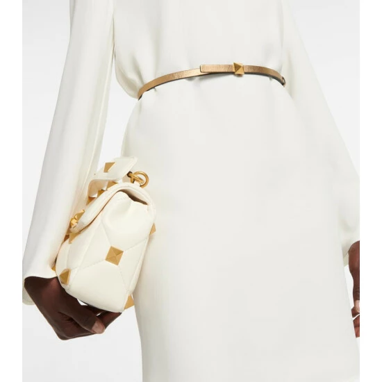 Valentino Garavani One Stud Reversible Leather Belt 3 Valentino Garavani One Stud Reversible Leather Belt