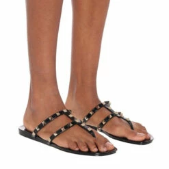 Valentino Garavani Rockstud PVC Thong Slides -Valentino Garavani Sales unnamed file 1744