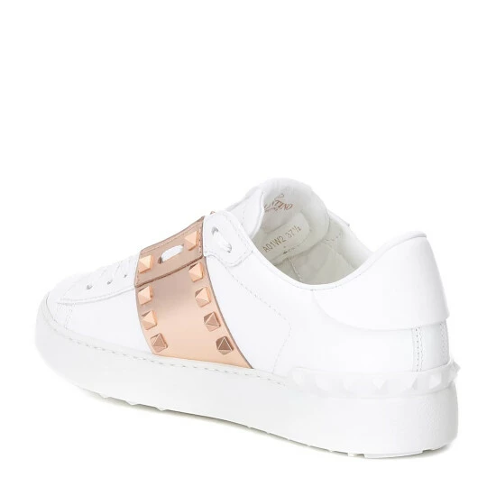 Valentino Garavani Rockstud Untitled Leather Sneakers 4 Valentino Garavani Rockstud Untitled Leather Sneakers - Image 2