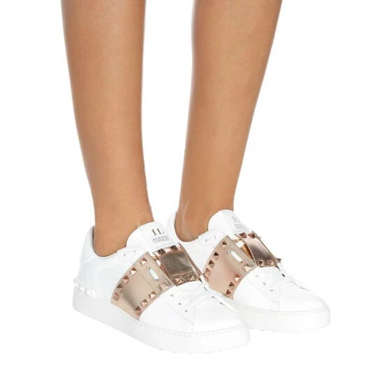 Valentino Garavani Rockstud Untitled Leather Sneakers 5 Valentino Garavani Rockstud Untitled Leather Sneakers - Image 3