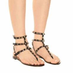 Valentino Garavani Rockstud Leather Sandals -Valentino Garavani Sales unnamed file 1813