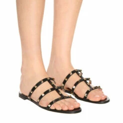 Valentino Garavani Rockstud Leather Slides -Valentino Garavani Sales unnamed file 1821