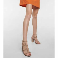 Valentino Garavani Rockstud Leather Sandals -Valentino Garavani Sales unnamed file 1863