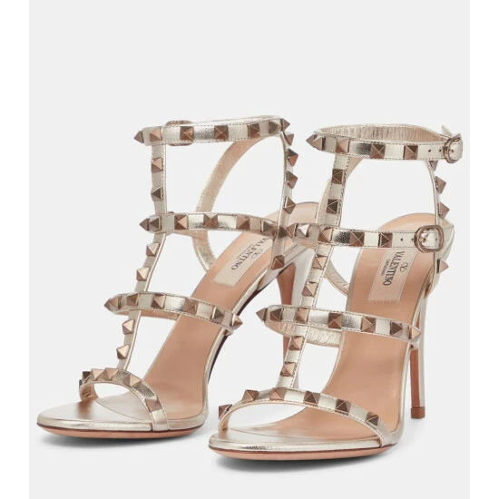 Valentino Garavani Rockstud Leather Sandals 6 Valentino Garavani Rockstud Leather Sandals - Image 4